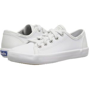 Keds Kids Kickstart Core in white leather